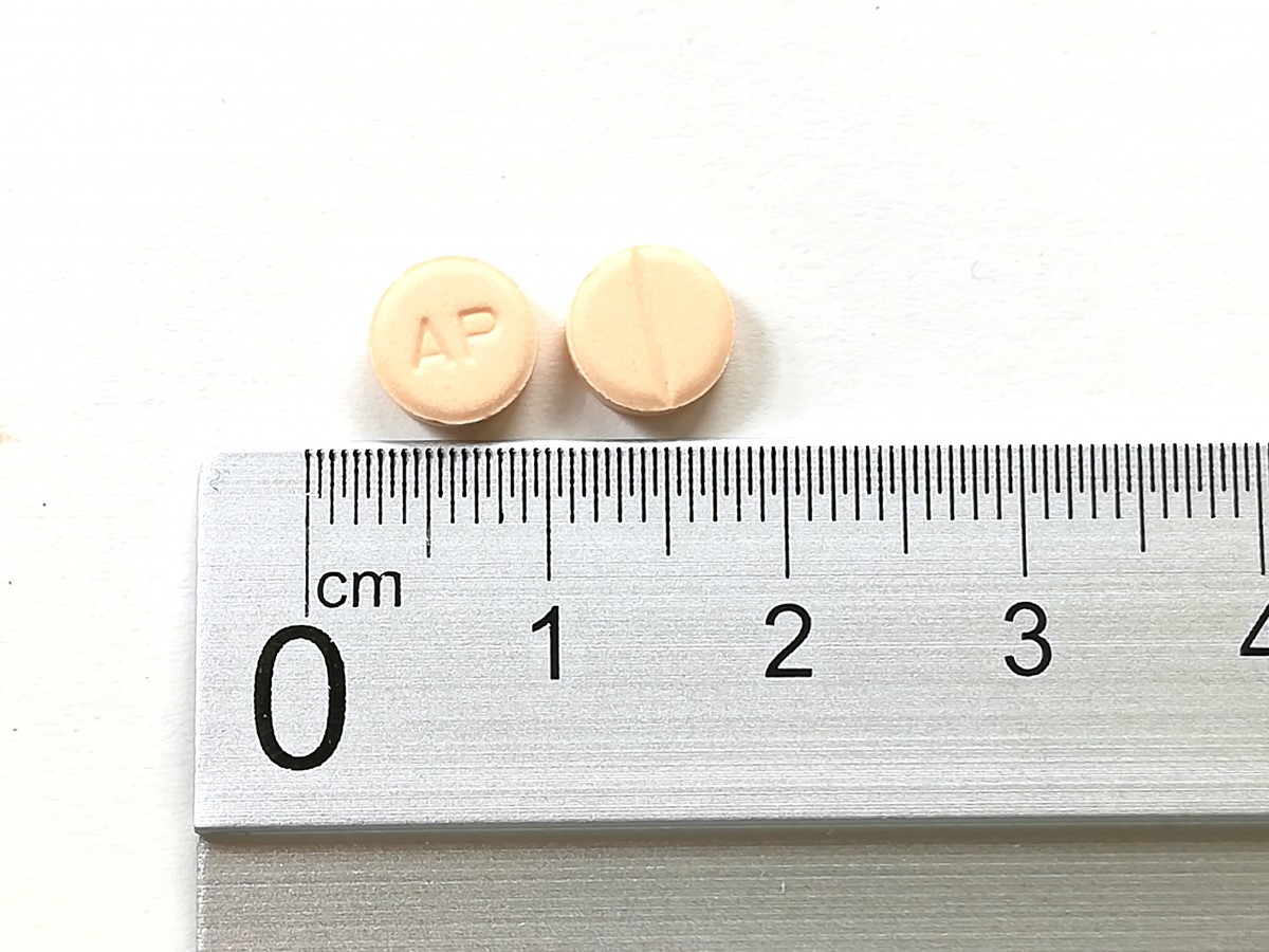ALPRAZOLAM NORMON 0,5 mg COMPRIMIDOS EFG, 500 comprimidos fotografía de la forma farmacéutica.