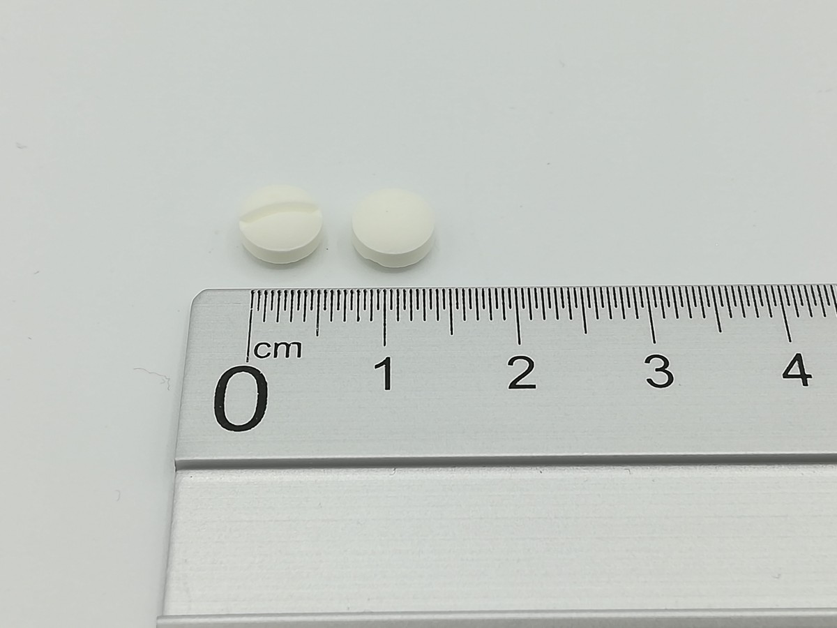 DIAZEPAM NORMON 5 mg COMPRIMIDOS , 40 comprimidos fotografía de la forma farmacéutica.