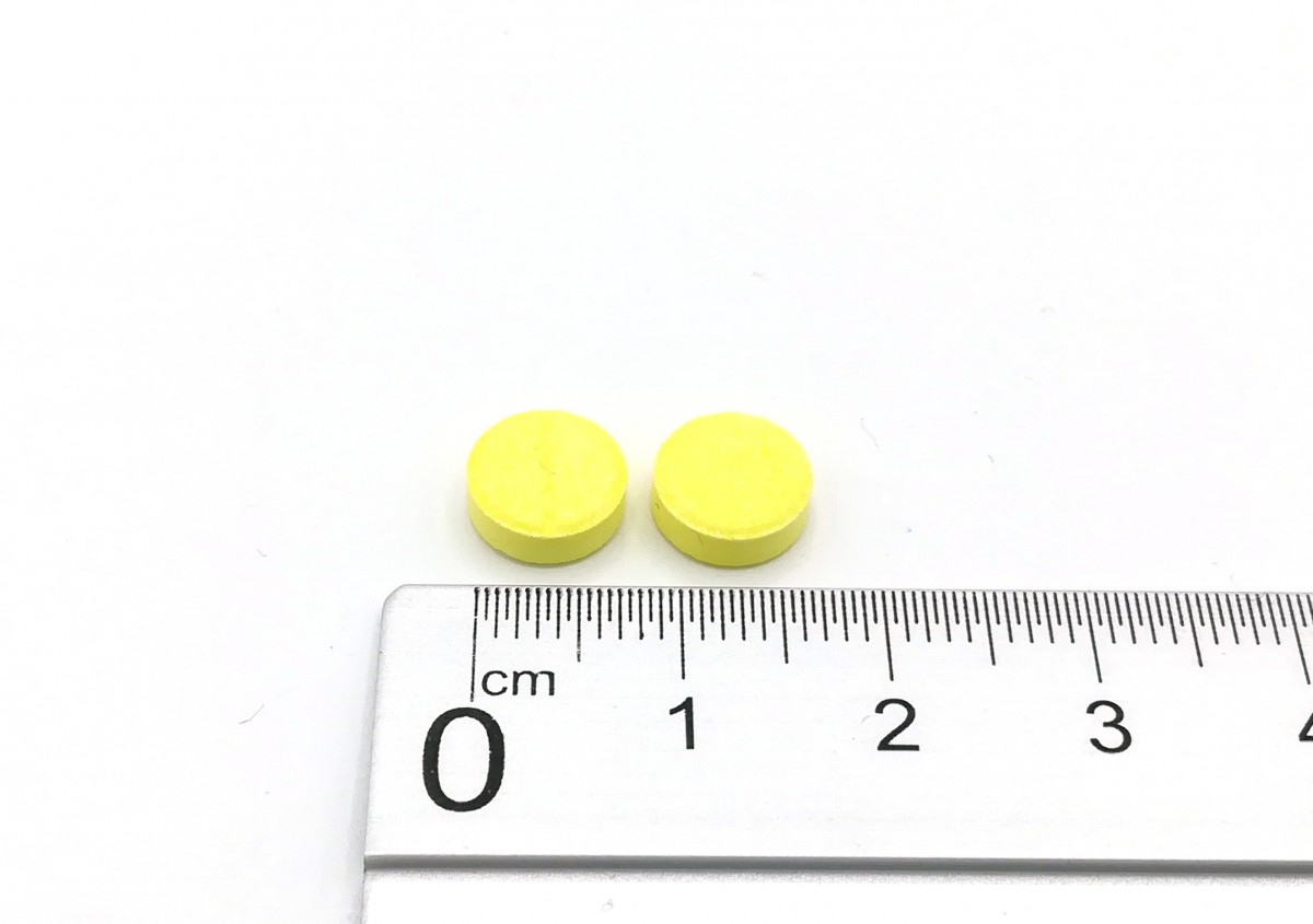 NORMOSTOP 50 MG COMPRIMIDOS , 4 comprimidos (Blister Al-Al (poliamida/Al/PVC-Al) fotografía de la forma farmacéutica.