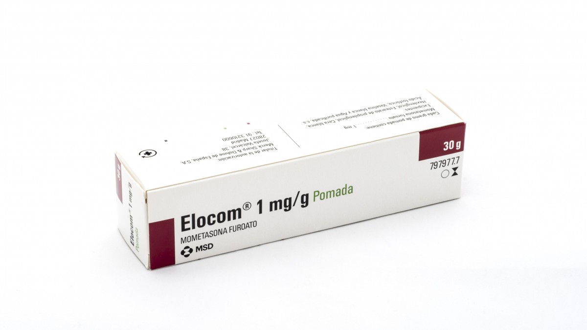 ELOCOM 1 mg/g POMADA, 1 tubo de 50 g fotografía del envase.