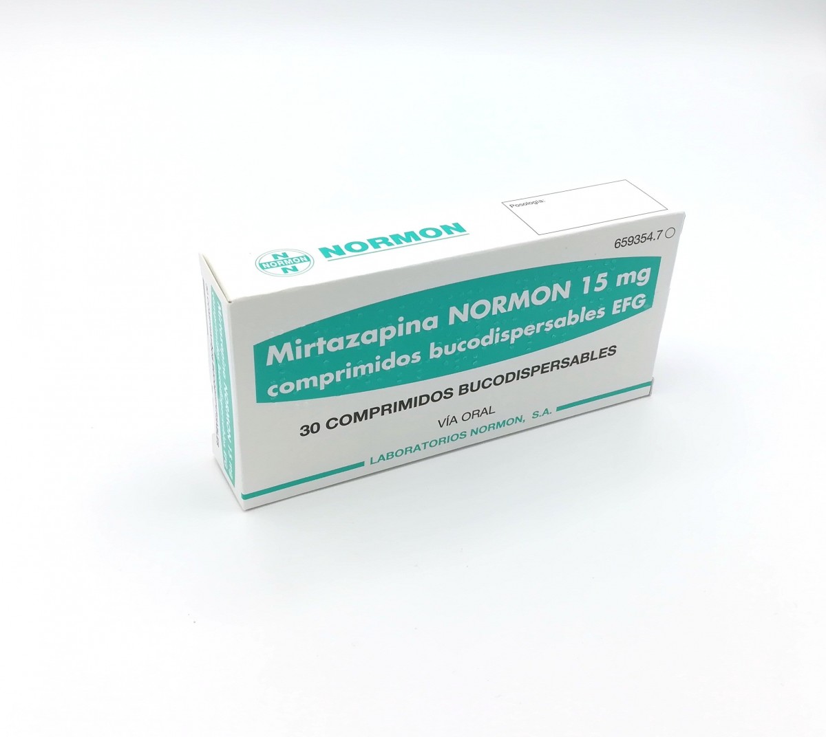 MIRTAZAPINA ETHYPHARM 15 mg COMPRIMIDOS BUCODISPERSABLES EFG , 30 comprimidos fotografía del envase.