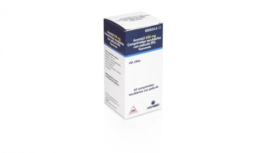 ACOMICIL 200 mg COMPRIMIDOS RECUBIERTOS CON PELICULA EFG, 500 comprimidos (BLISTER) fotografía del envase.