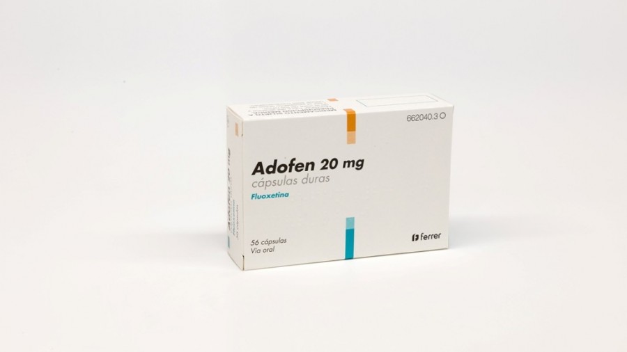 ADOFEN 20 mg CAPSULAS DURAS, 14 cápsulas fotografía del envase.