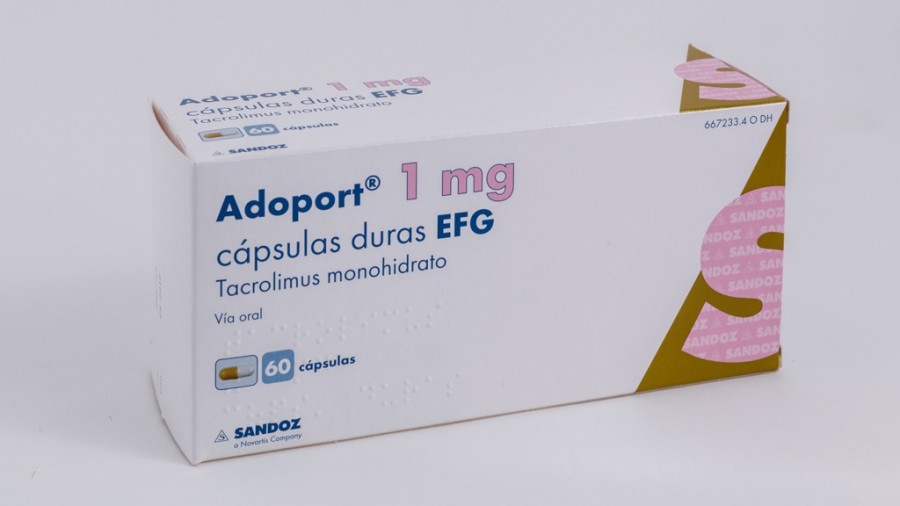 ADOPORT 1 mg CAPSULAS DURAS EFG, 30 cápsulas fotografía del envase.