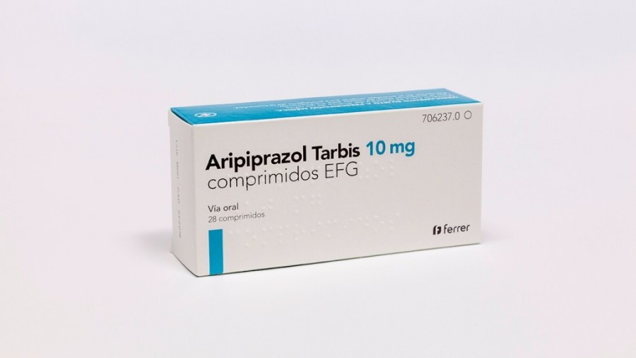 ARIPIPRAZOL TARBIS 10 MG COMPRIMIDOS EFG , 28 comprimidos fotografía del envase.
