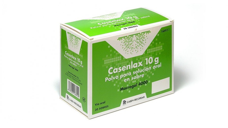 CASENLAX 10 g POLVO PARA SOLUCION ORAL EN SOBRE , 50 sobres fotografía del envase.