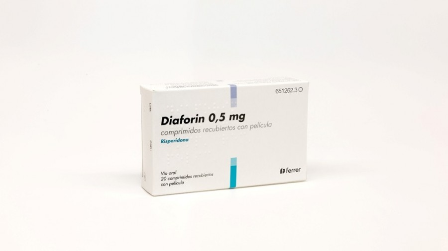DIAFORIN 0.5 mg COMPRIMIDOS RECUBIERTOS CON PELICULA , 60 comprimidos fotografía del envase.