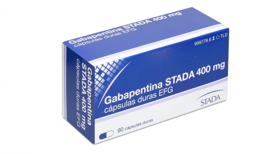 GABAPENTINA STADA 400 mg CAPSULAS DURAS EFG, 90 cápsulas fotografía del envase.
