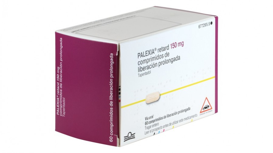 PALEXIA RETARD 150 mg COMPRIMIDOS DE LIBERACION PROLONGADA , 60 comprimidos fotografía del envase.