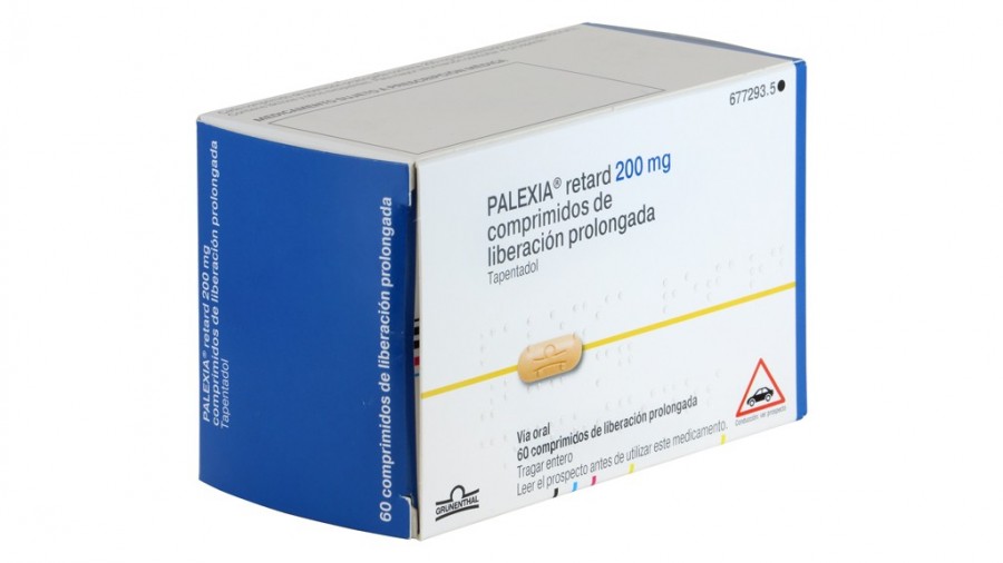 PALEXIA RETARD 200 mg COMPRIMIDOS DE LIBERACION PROLONGADA , 60 comprimidos fotografía del envase.