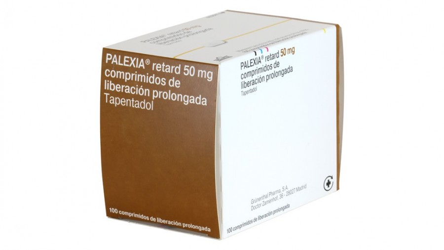 PALEXIA RETARD 50 mg COMPRIMIDOS DE LIBERACION PROLONGADA, 60 comprimidos fotografía del envase.