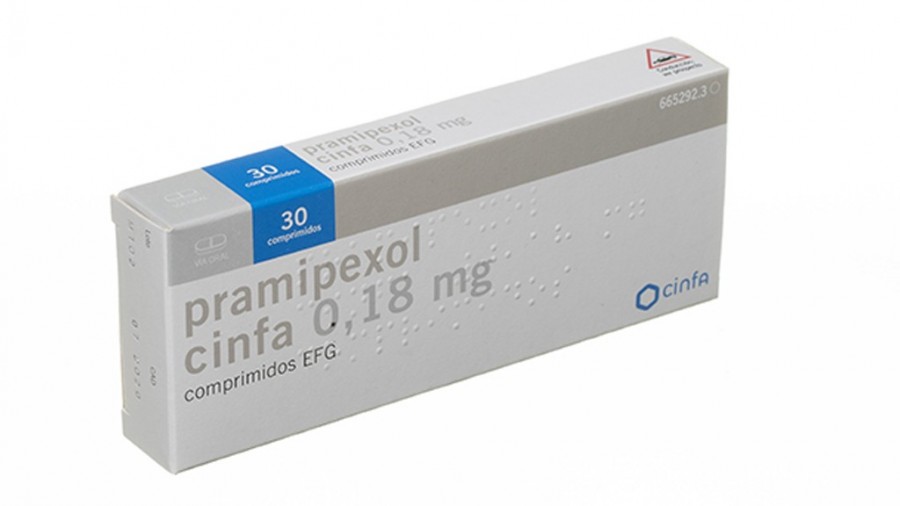 PRAMIPEXOL CINFA 0,18 mg COMPRIMIDOS EFG, 30 comprimidos fotografía del envase.