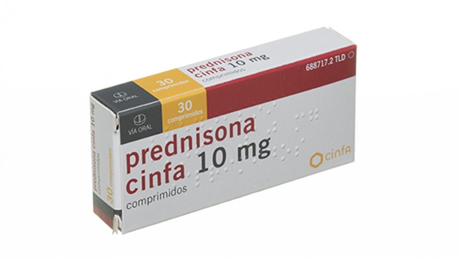 PREDNISONA CINFA 10 mg COMPRIMIDOS, 30 comprimidos fotografía del envase.