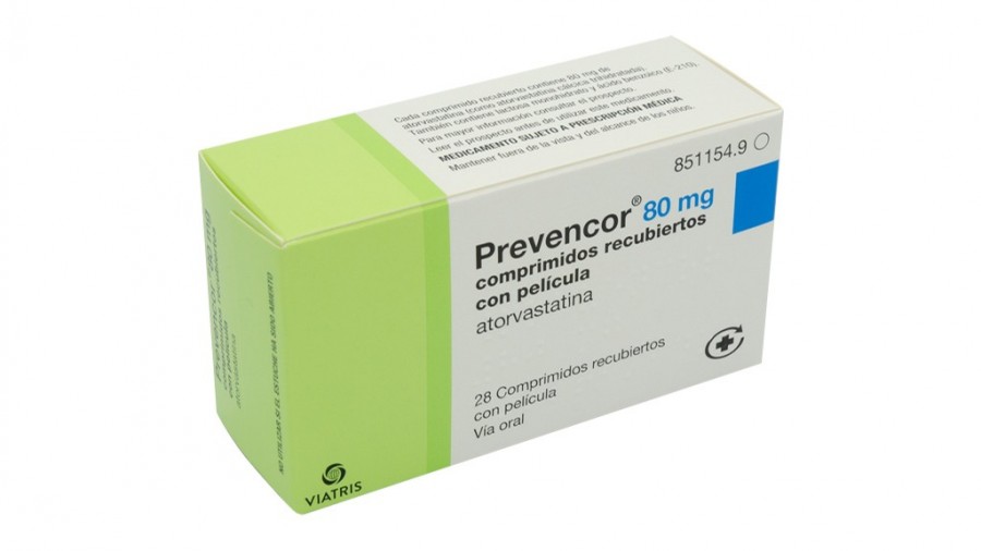 PREVENCOR 80 mg COMPRIMIDOS RECUBIERTOS CON PELICULA, 28 comprimidos fotografía del envase.