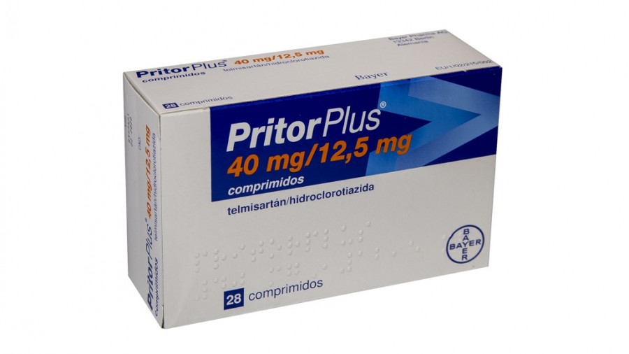 PRITORPLUS 40 mg/12,5 mg COMPRIMIDOS, 28 comprimidos fotografía del envase.