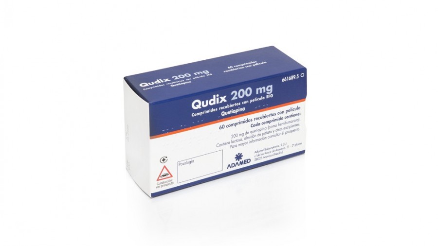 QUDIX 200 mg COMPRIMIDOS RECUBIERTOS CON PELICULA EFG, 60 comprimidos fotografía del envase.