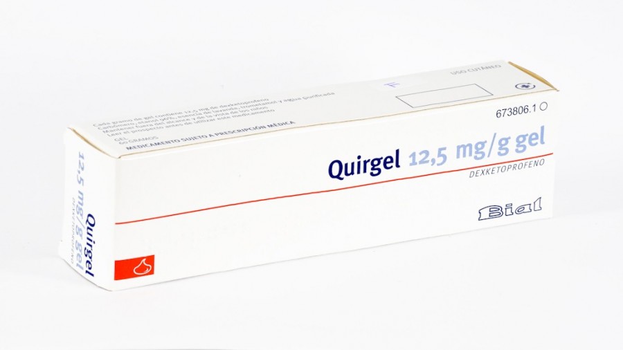 QUIRGEL 12,5 mg/g GEL , 1 tubo de 60 g fotografía del envase.