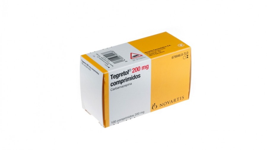 TEGRETOL 200 mg COMPRIMIDOS, 50 comprimidos fotografía del envase.