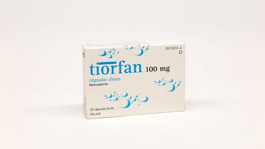 TIORFAN 100 mg CAPSULAS DURAS, 500 cápsulas fotografía del envase.