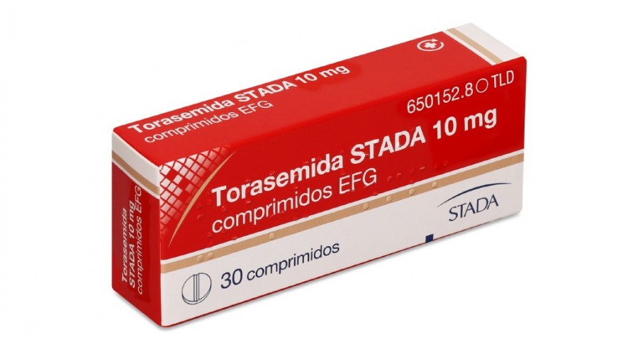 TORASEMIDA STADA 10 mg COMPRIMIDOS EFG, 30 comprimidos fotografía del envase.
