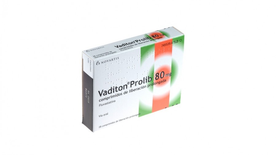 VADITON PROLIB 80 mg COMPRIMIDOS DE LIBERACION PROLONGADA , 28 comprimidos fotografía del envase.