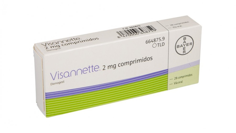VISANNETTE 2 mg COMPRIMIDOS , 28 comprimidos fotografía del envase.