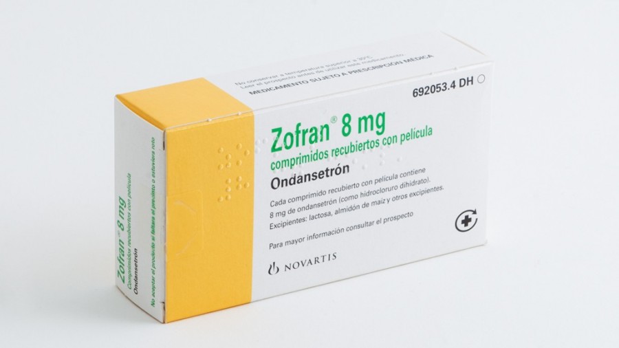 ZOFRAN 8 mg COMPRIMIDOS RECUBIERTOS CON PELICULA , 15 comprimidos fotografía del envase.