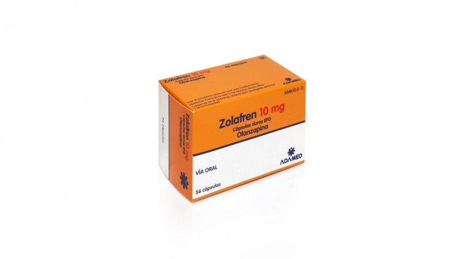 ZOLAFREN 10 mg CAPSULAS DURAS EFG , 56 cápsulas fotografía del envase.