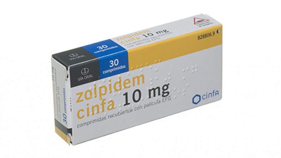 ZOLPIDEM CINFA 10 mg COMPRIMIDOS RECUBIERTOS CON PELICULA EFG , 30 comprimidos fotografía del envase.