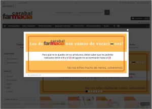 Farmacia y parafarmacia online en Valencia - FARMACIA CARABAL SAEZ C.B