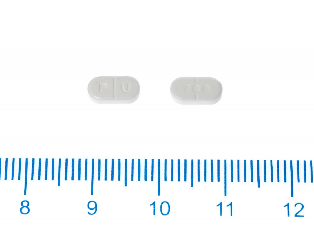 DOSTINEX 0,5 mg COMPRIMIDOS , 2 comprimidos fotografía de la forma farmacéutica.