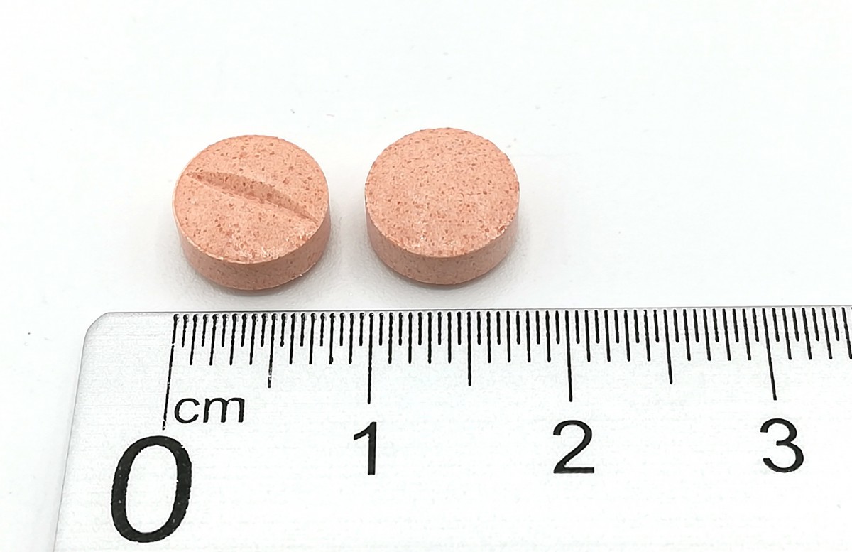 ENALAPRIL NORMON 20 mg COMPRIMIDOS EFG , 500 comprimidos fotografía de la forma farmacéutica.