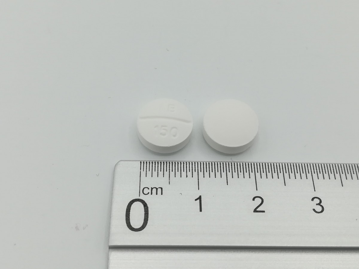 IRBESARTAN NORMON 150 mg COMPRIMIDOS EFG, 28 comprimidos fotografía de la forma farmacéutica.