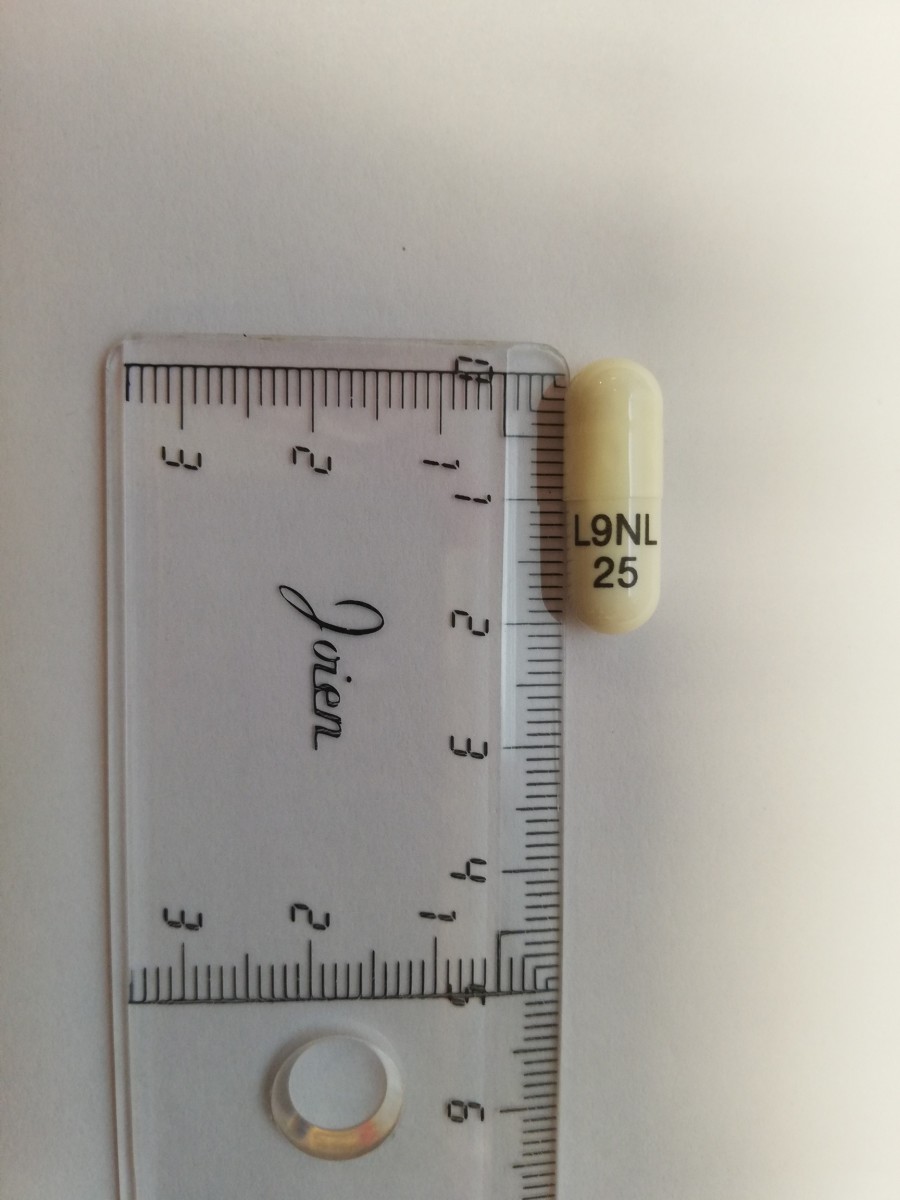 LENALIDOMIDA DR. REDDYS 25 MG CAPSULAS DURAS EFG, 21 cápsulas fotografía de la forma farmacéutica.