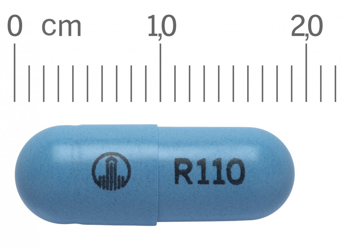 PRADAXA 110 mg CAPSULAS DURAS, 10 cápsulas fotografía de la forma farmacéutica.