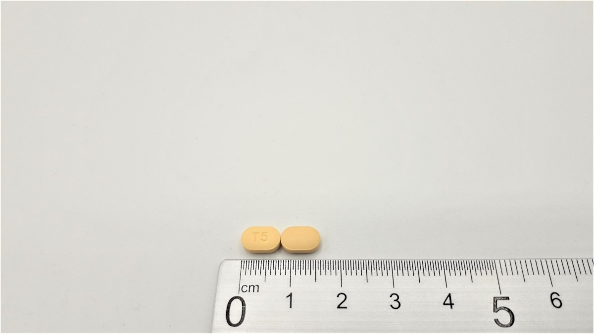 VICTOGON 5 MG COMPRIMIDOS RECUBIERTOS CON PELICULA EFG, 28 comprimidos (Blister Al/PVC) fotografía de la forma farmacéutica.