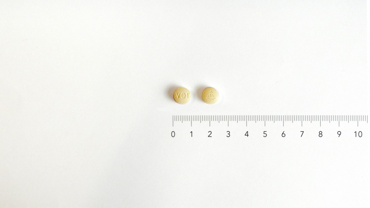 VIRAMUNE 100 mg COMPRIMIDOS DE LIBERACION PROLONGADA, 90 comprimidos fotografía de la forma farmacéutica.