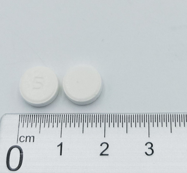 DONEPEZILO NORMON 5 mg COMPRIMIDOS BUCODISPERSABLES EFG, 28 comprimidos fotografía de la forma farmacéutica.