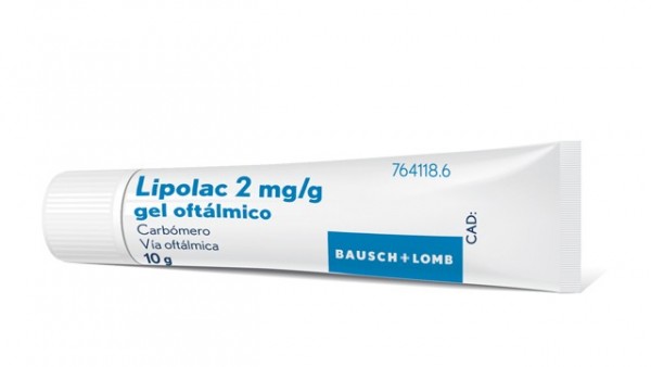 LIPOLASIC 2 mg/g GEL OFTALMICO , 1 tubo de 10 g fotografía de la forma farmacéutica.