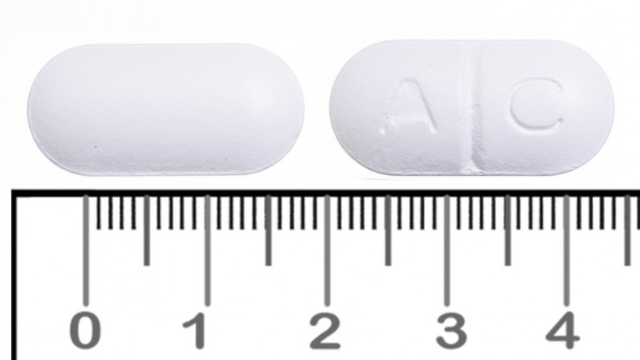 AMOXICILINA/ACIDO CLAVULANICO CINFA 875 mg/125 mg COMPRIMIDOS RECUBIERTOS CON PELICULA EFG, 20 comprimidos fotografía de la forma farmacéutica.