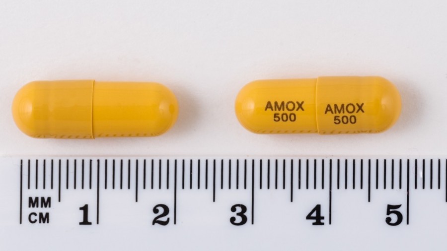AMOXICILINA SANDOZ 500 mg CAPSULAS DURAS EFG , 30 cápsulas fotografía de la forma farmacéutica.