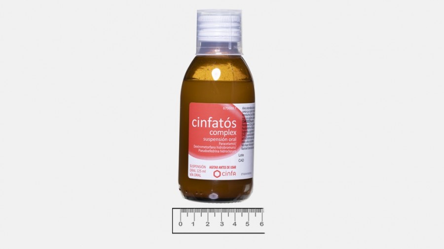 CINFATOS COMPLEX suspensión oral , 1 frasco de 125 ml fotografía de la forma farmacéutica.
