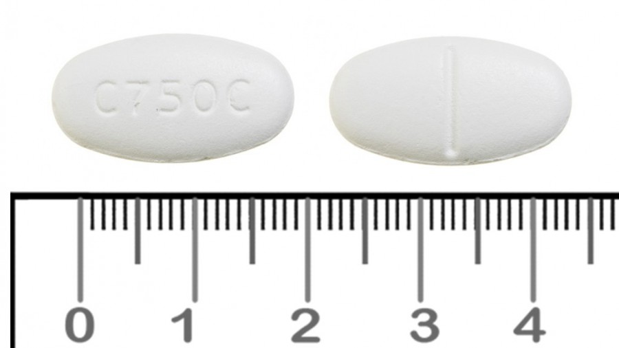 CIPROFLOXACINO CINFA 750 MG COMPRIMIDOS RECUBIERTOS EFG , 14 comprimidos fotografía de la forma farmacéutica.