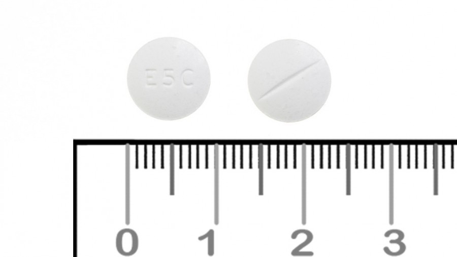 ENALAPRIL CINFA 5 mg COMPRIMIDOS EFG , 500 comprimidos fotografía de la forma farmacéutica.