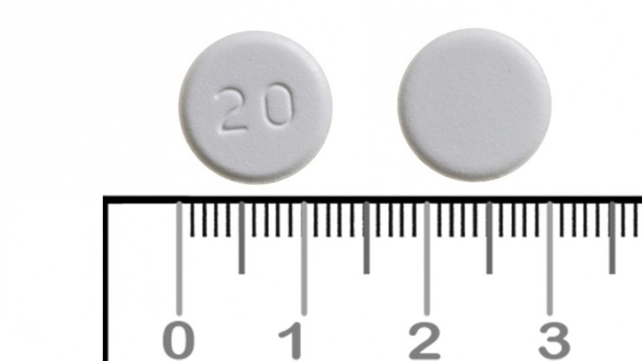 ESCITALOPRAM FLAS CINFA 20 MG COMPRIMIDOS BUCODISPERSABLES EFG , 56 comprimidos fotografía de la forma farmacéutica.
