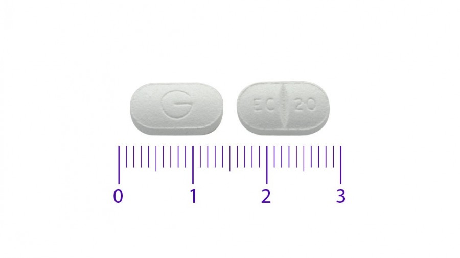 ESCITALOPRAM VIATRIS 20 MG COMPRIMIDOS RECUBIERTOS CON PELICULA EFG, 56 comprimidos fotografía de la forma farmacéutica.