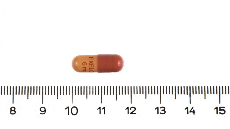 EXELON 6 mg CAPSULAS DURAS, 112 cápsulas fotografía de la forma farmacéutica.