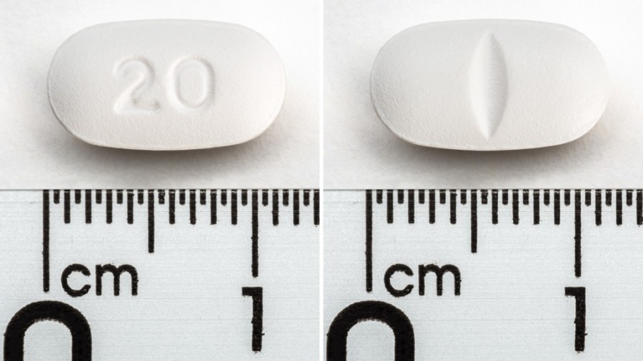 FROSINOR 20 mg COMPRIMIDOS RECUBIERTOS CON PELICULA , 56 comprimidos fotografía de la forma farmacéutica.