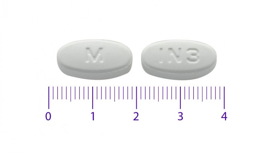 IRBESARTAN VIATRIS 300 MG COMPRIMIDOS EFG, 28 comprimidos fotografía de la forma farmacéutica.