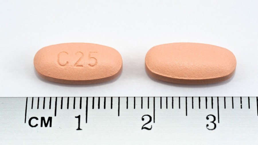 IXIA PLUS 40/25 mg COMPRIMIDOS RECUBIERTOS CON PELICULA , 28 comprimidos fotografía de la forma farmacéutica.